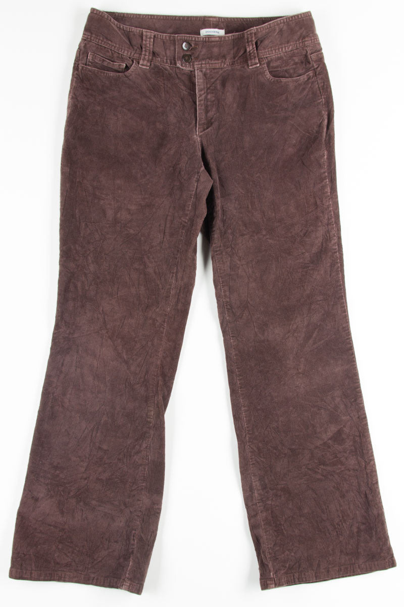 Brown Corduroy Pants 14