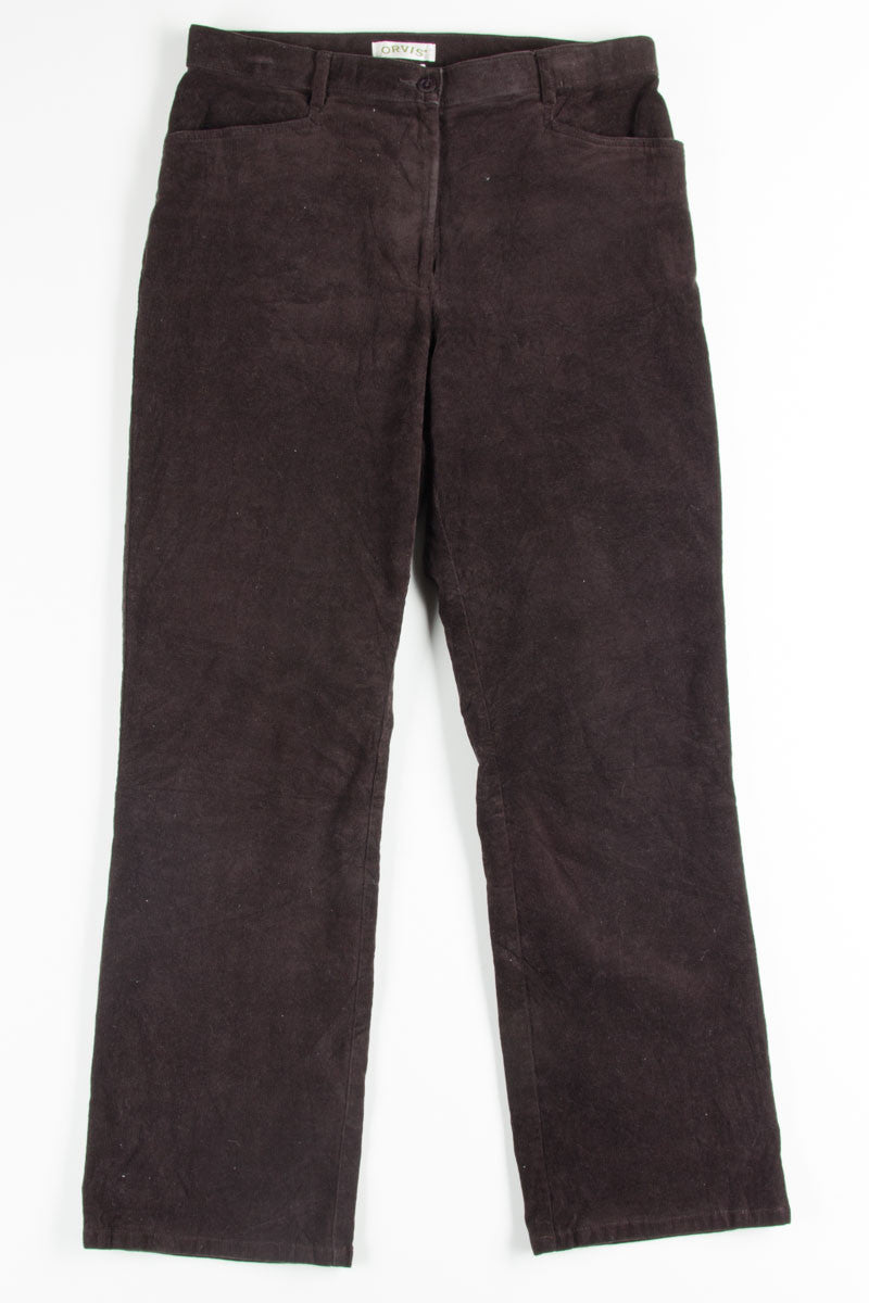 Dark Brown Orvis Corduroy Pants (sz. 8)