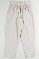 Cream High Waisted Corduroy Pants (sz. Petite 10)