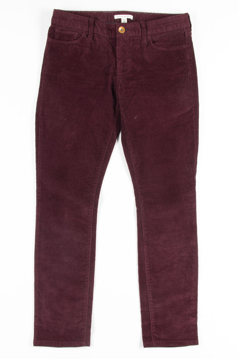 Plum Banana Republic Corduroy Pants