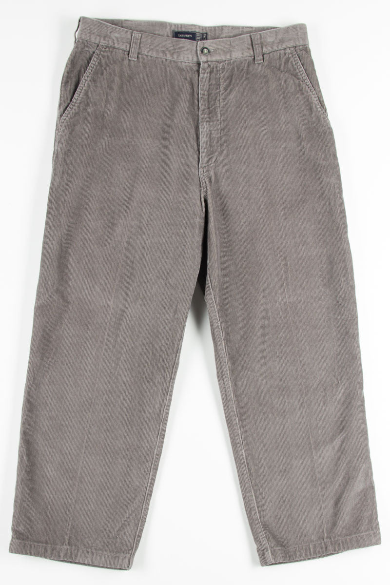 Grey Corduroy Pants 3
