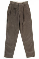 Olive High Waisted Corduroy Pants