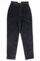 Black High Waisted Corduroy Pants