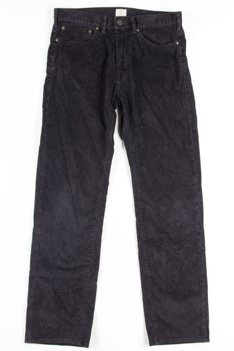 Black Dockers Corduroy Pants 1