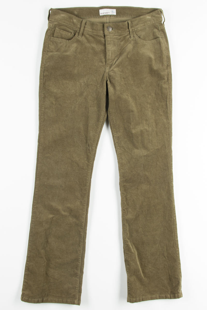 Olive Corduroy Pants 4
