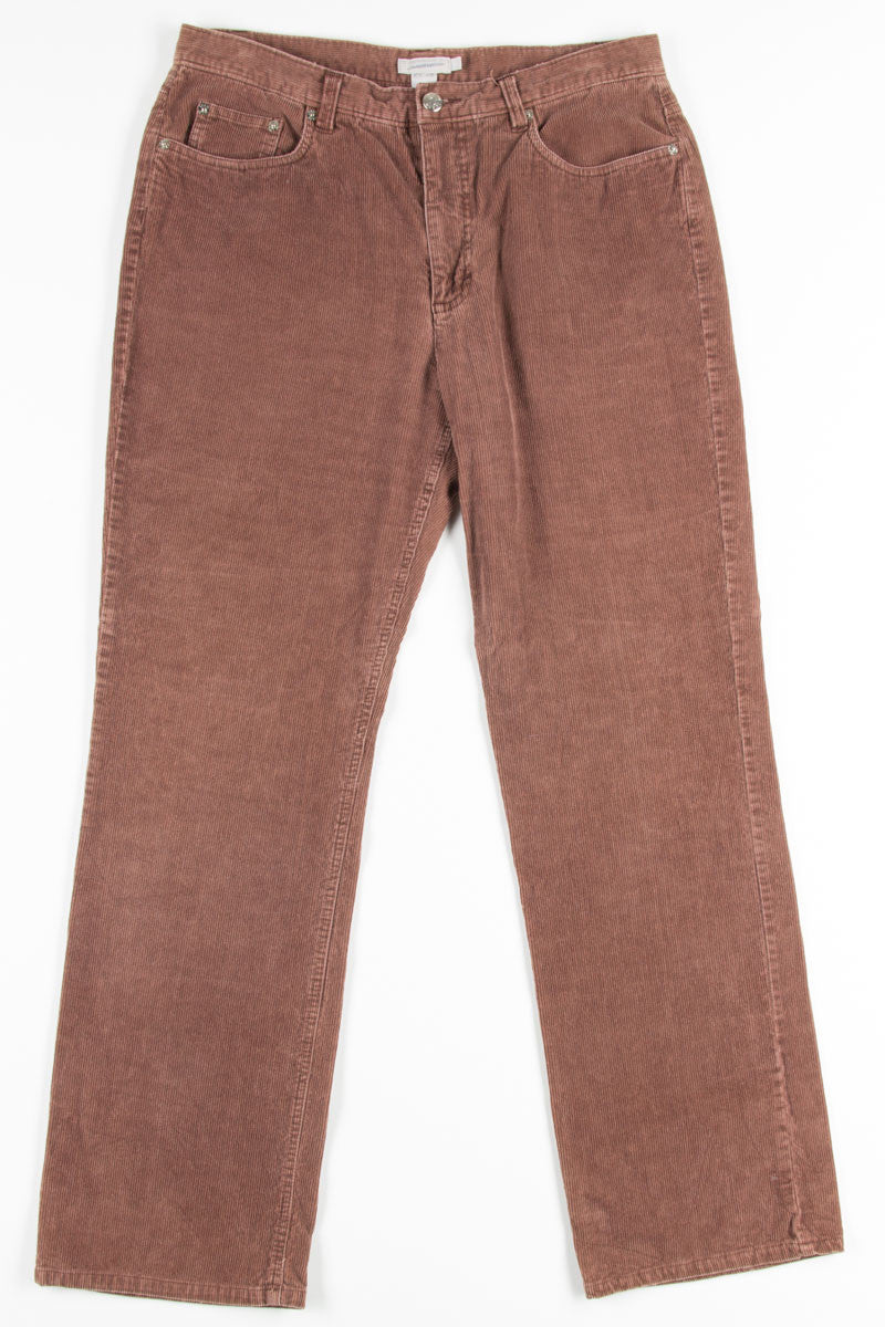 Mauve J. Crew Corduroy Pants