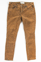Brown Spotted Velvet Pants