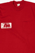 Vintage Red Turf Masters Pocket Single Stitch T-Shirt (1990s)