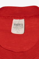 Vintage Distressed "Twizzlers... Makes Mouths Happy!" Red Hershey's T-Shirt (1980s)