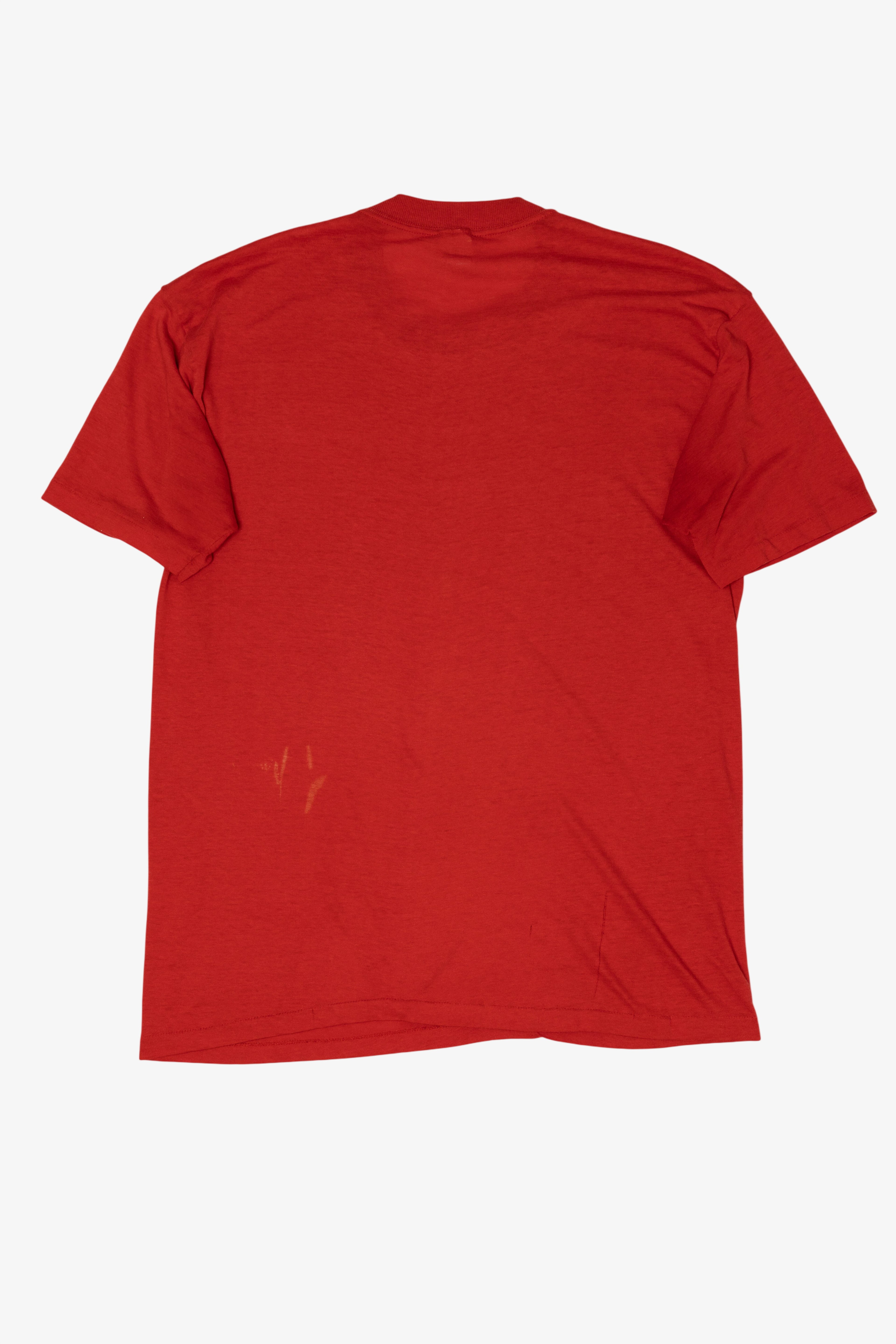 Vintage Distressed "Twizzlers... Makes Mouths Happy!" Red Hershey's T-Shirt (1980s)