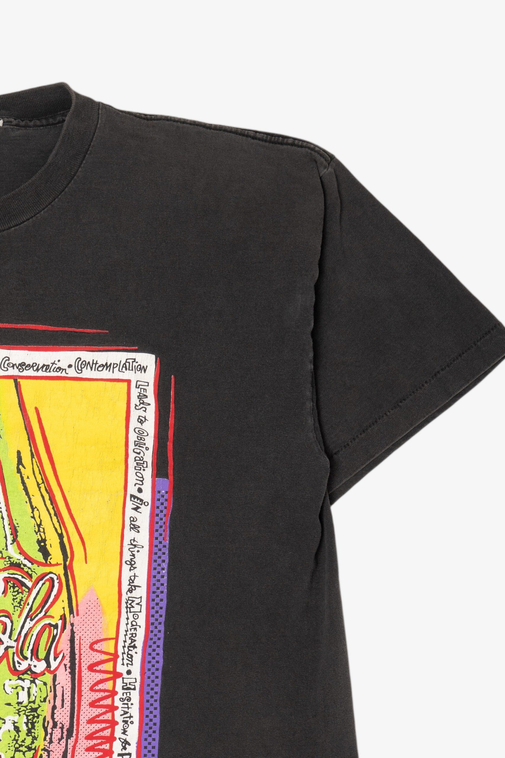 Vintage Coca-Cola Black Single Stitch T-Shirt (1990s)