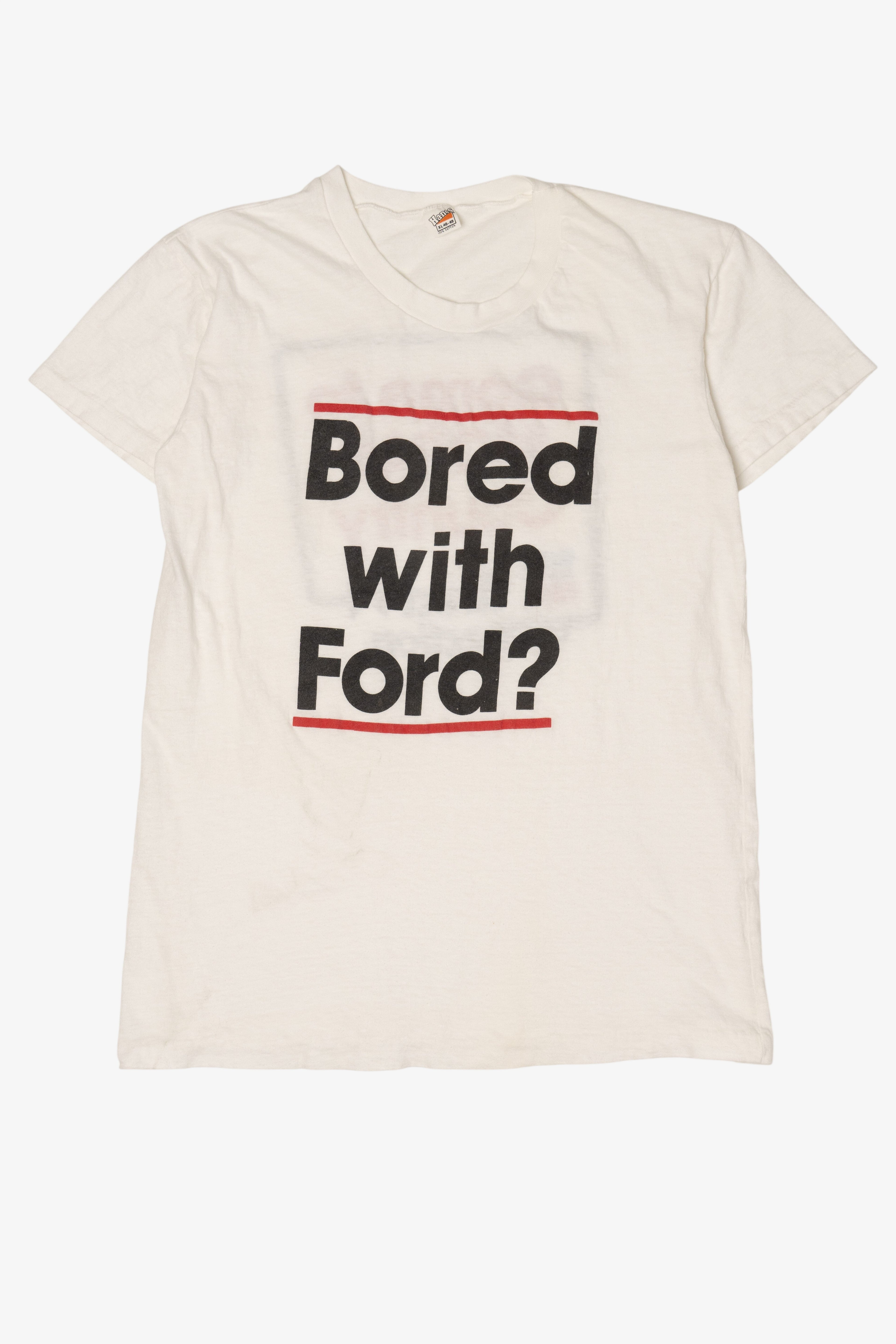 Vintage "Bored With Ford?" Mopar Country T-Shirt (1970s)