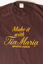 Vintage Tia Maria Imported Liqueur T-Shirt (1980s)
