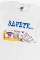 Vintage "Safety... No Matter How You Slice It, It's Still #1" Colonial Bread T-Shirt (1990s)