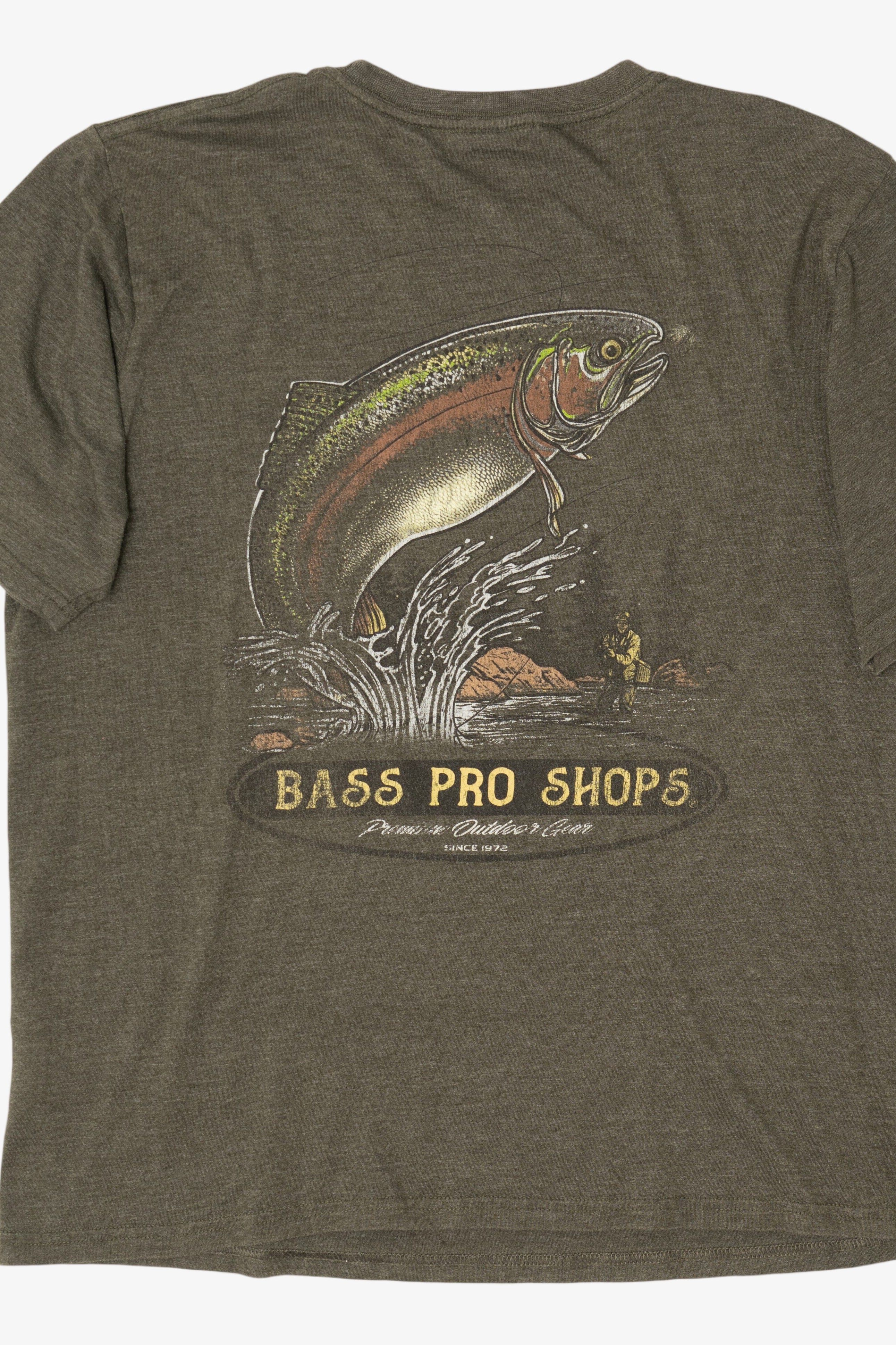 Olive Bass Pro Shops T-Shirt (2020s)