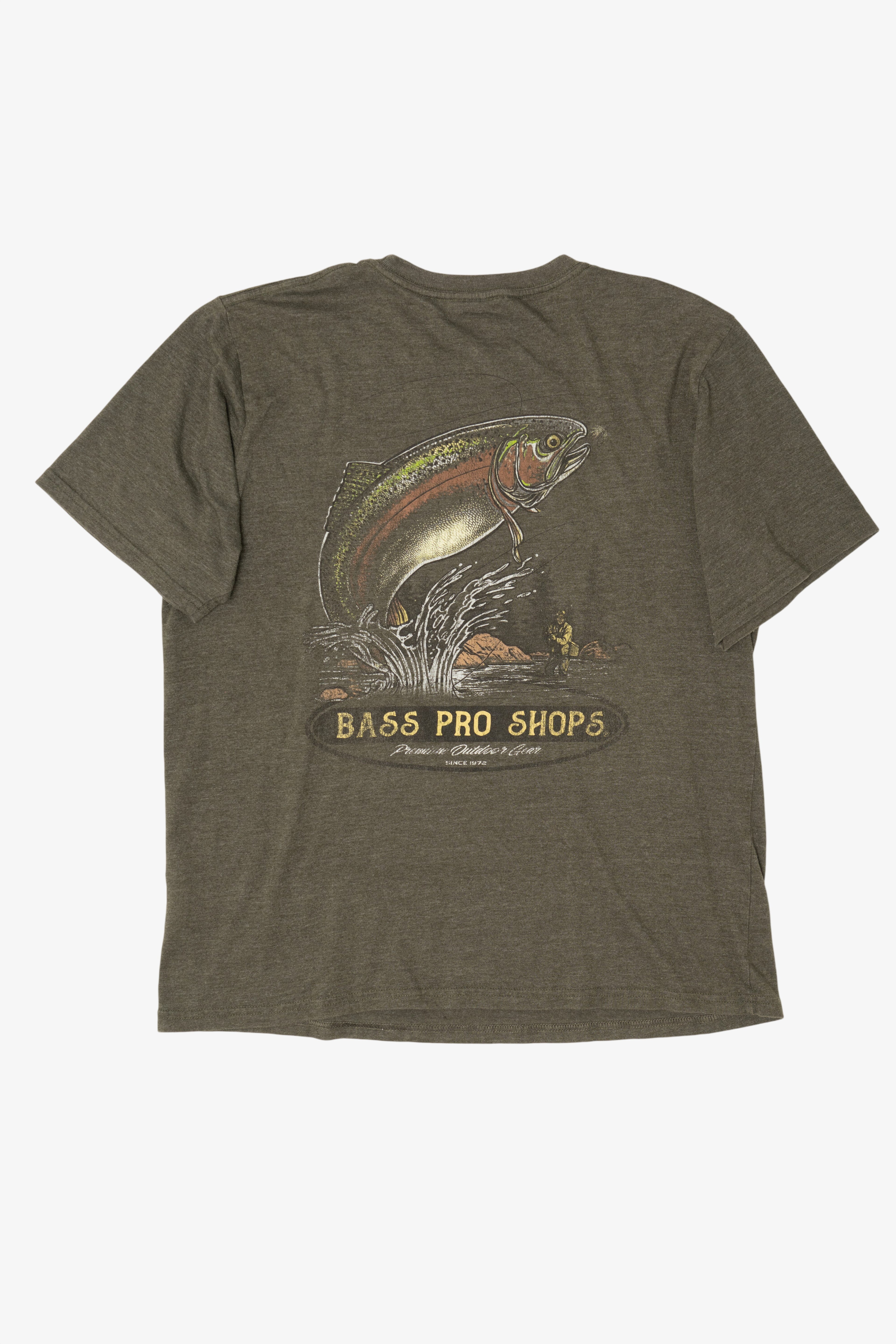 Olive Bass Pro Shops T-Shirt (2020s)
