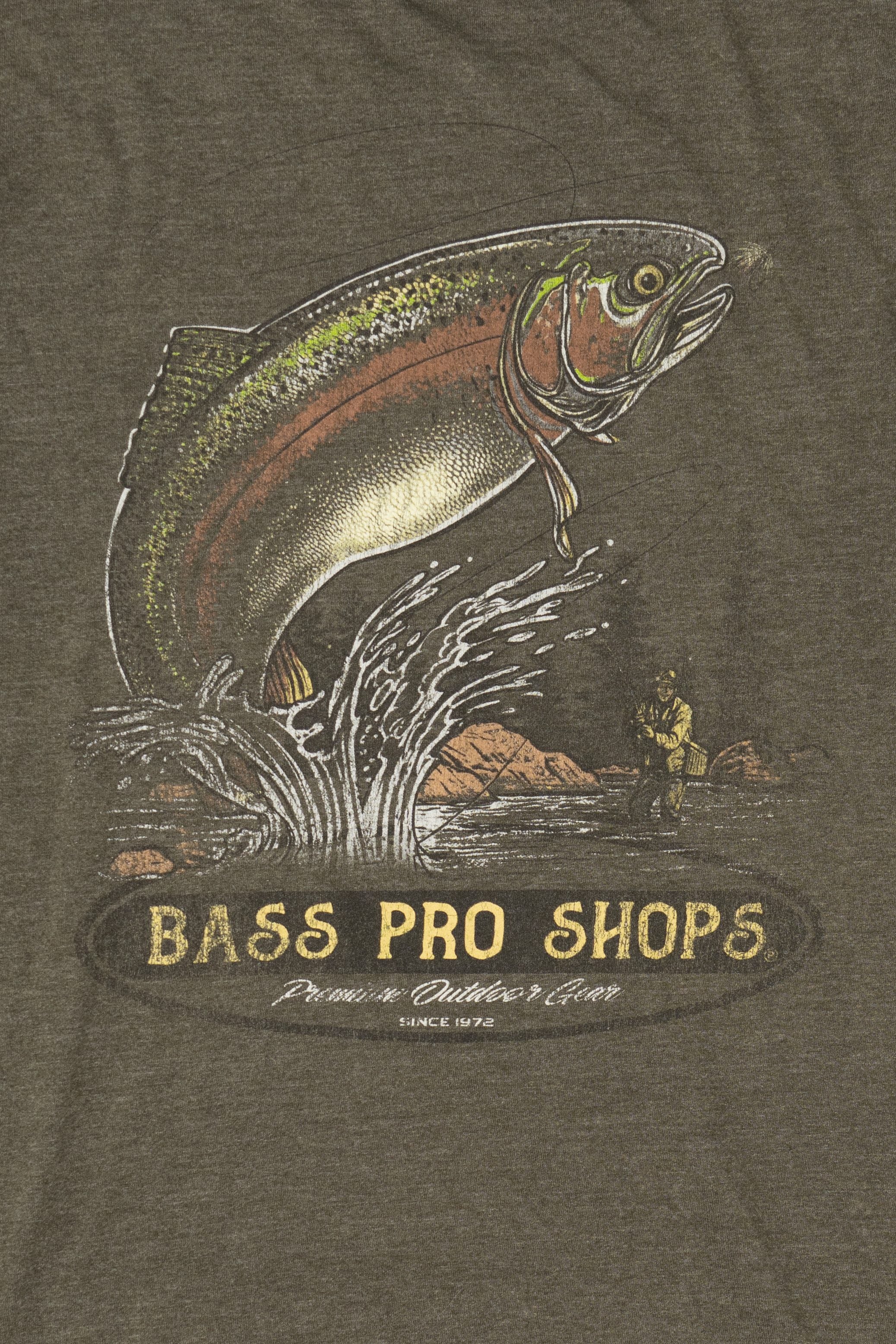 Olive Bass Pro Shops T-Shirt (2020s)