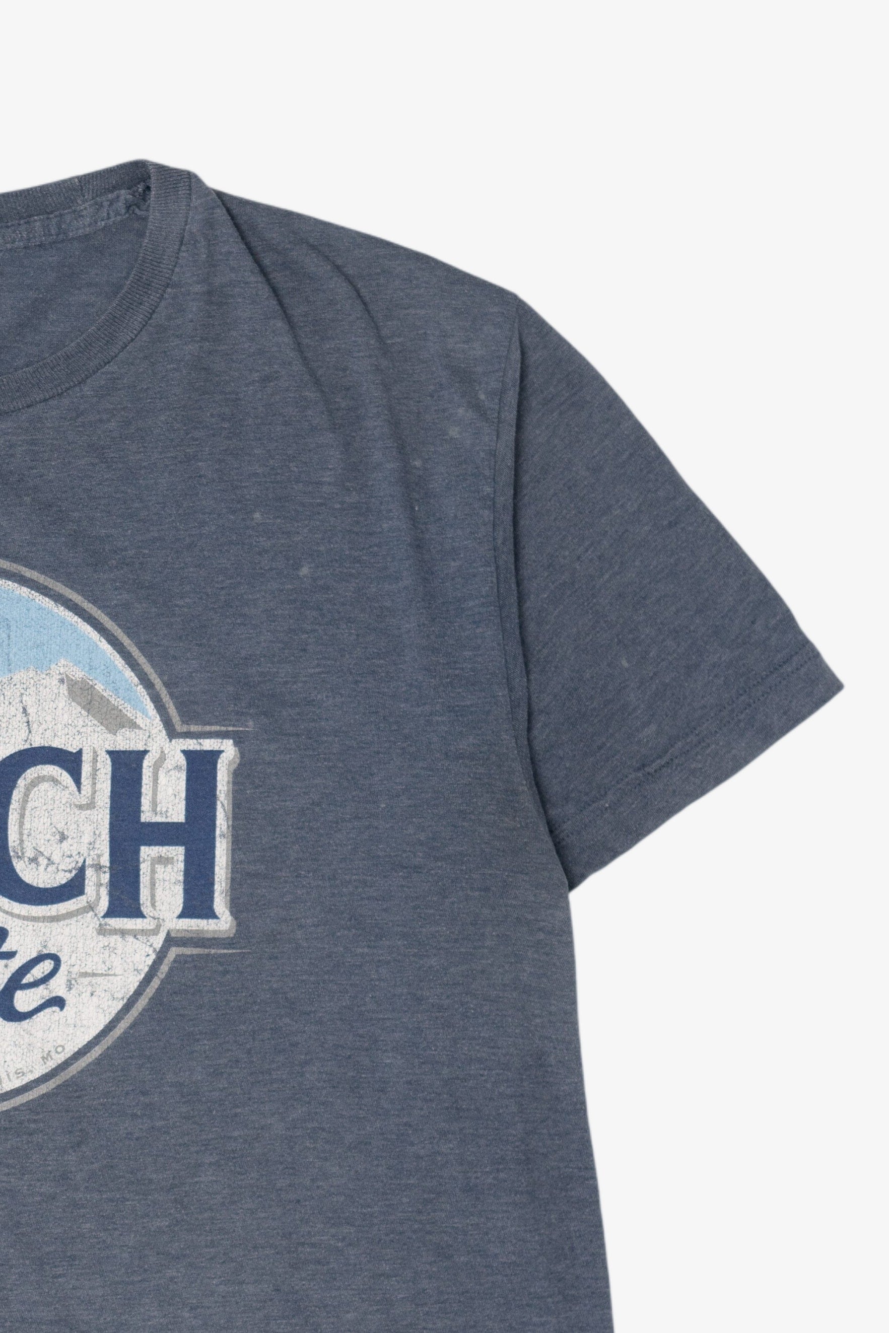 Distressed Busch Latte T-Shirt (2010s)