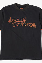 Vintage Black Harley Davidson Lebanon Missouri T-Shirt (1990s)