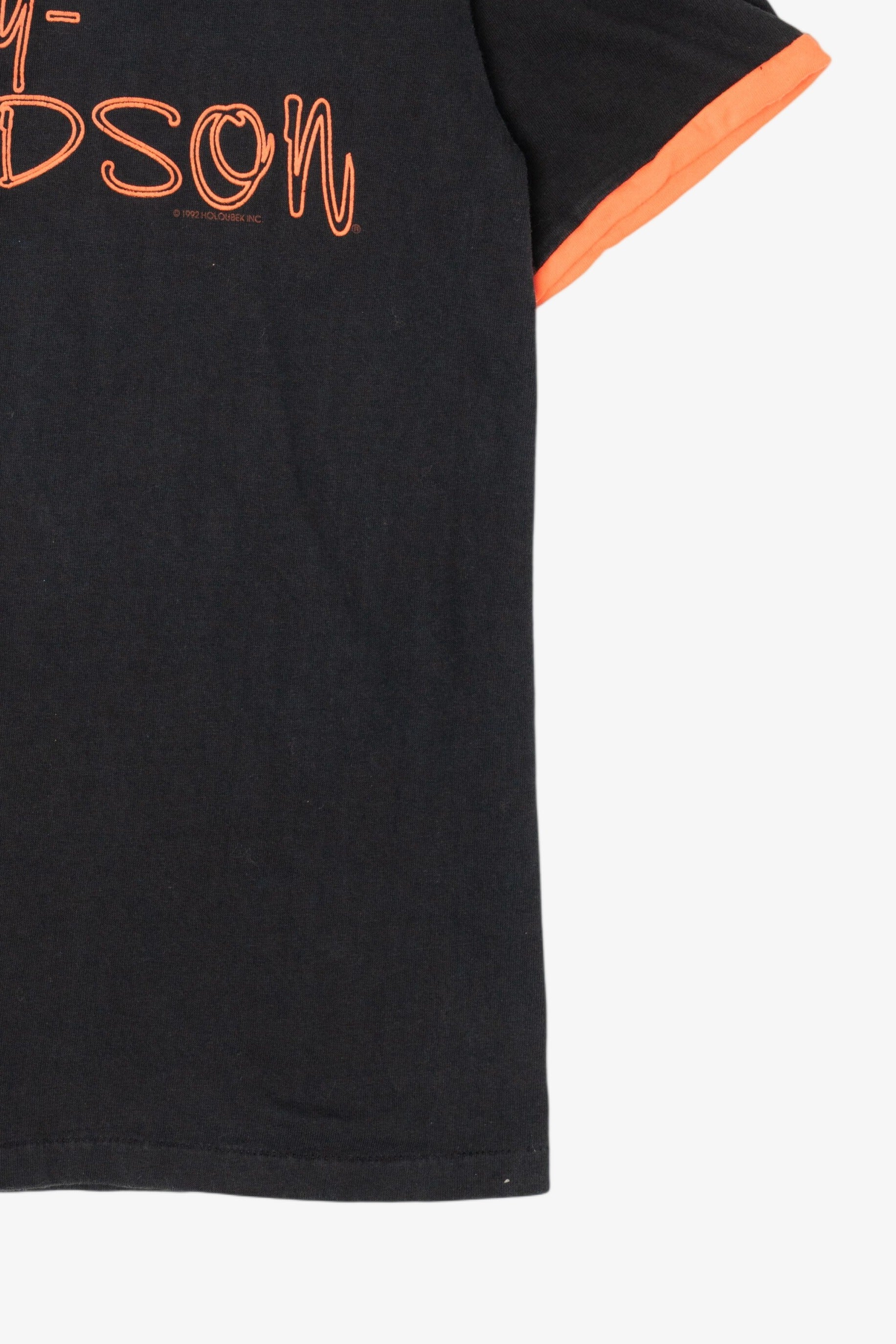 Vintage Black Harley Davidson Lebanon Missouri T-Shirt (1990s)