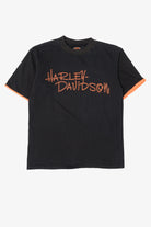 Vintage Black Harley Davidson Lebanon Missouri T-Shirt (1990s)