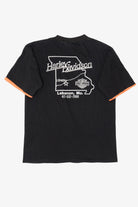 Vintage Black Harley Davidson Lebanon Missouri T-Shirt (1990s)