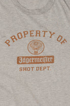 Vintage Light Gray "Property Of Jagermeister" T-Shirt (2000s)