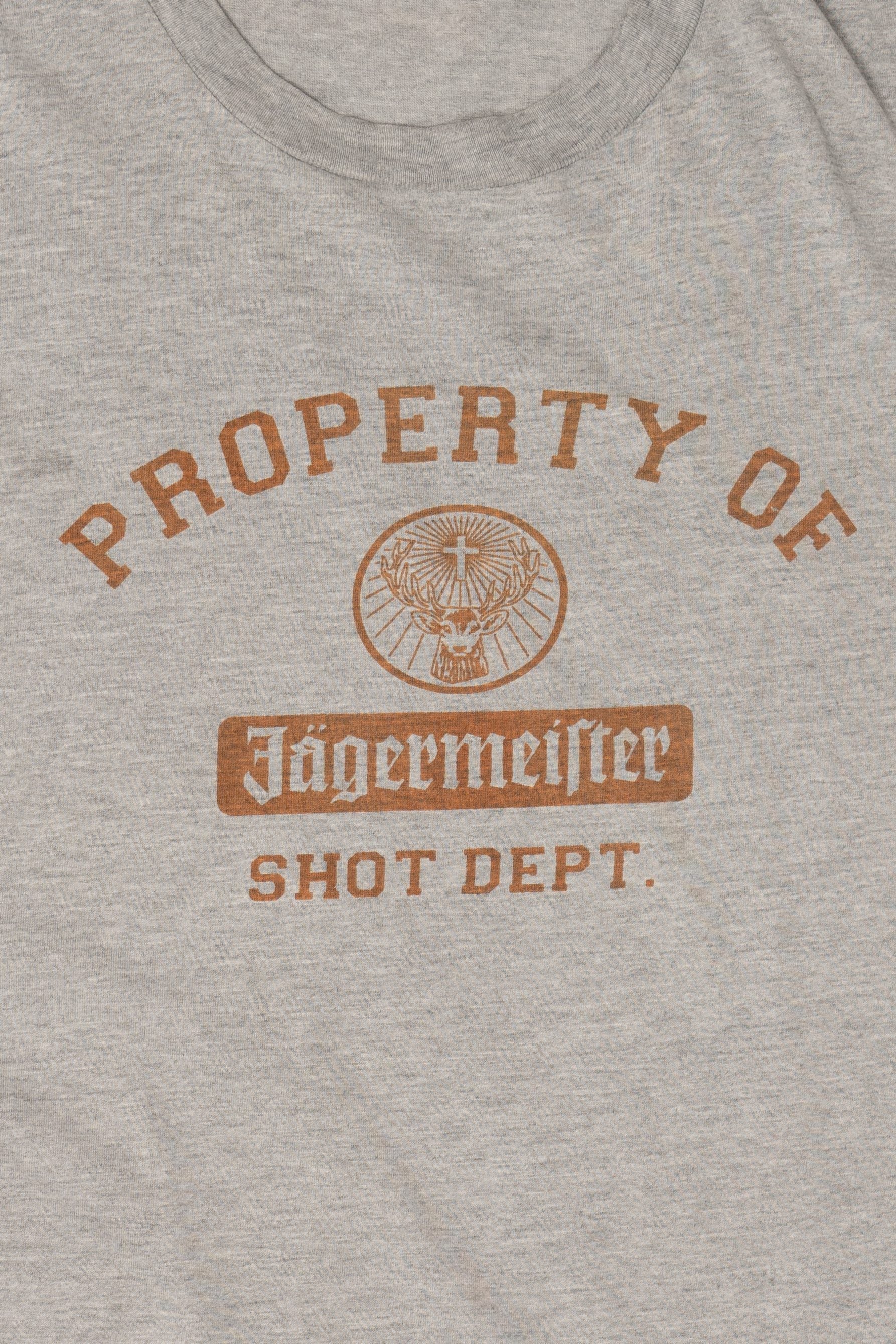Vintage Light Gray "Property Of Jagermeister" T-Shirt (2000s)