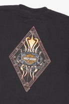Vintage Pacific Harley Davidson Black T-Shirt (1990s)