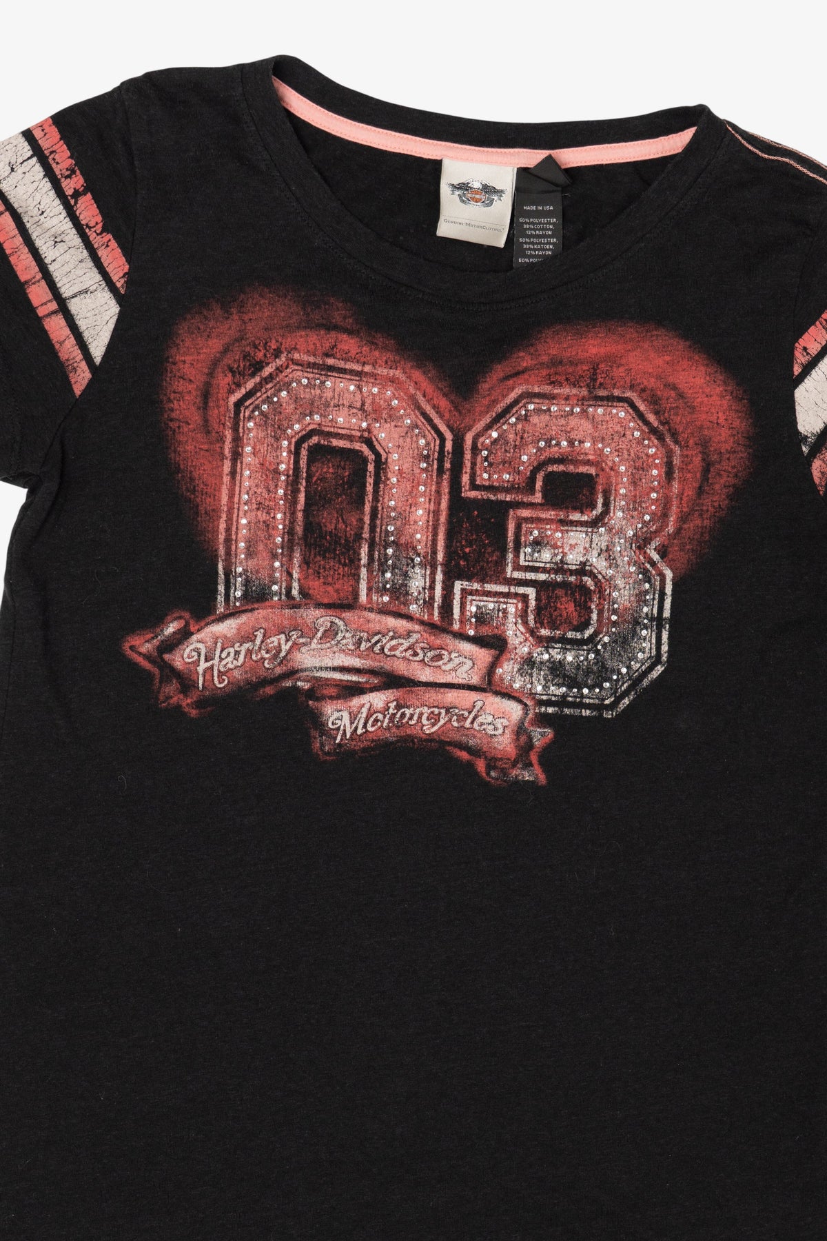 Vintage Harley Davidson "03" Rhinestone T-Shirt (2000s)