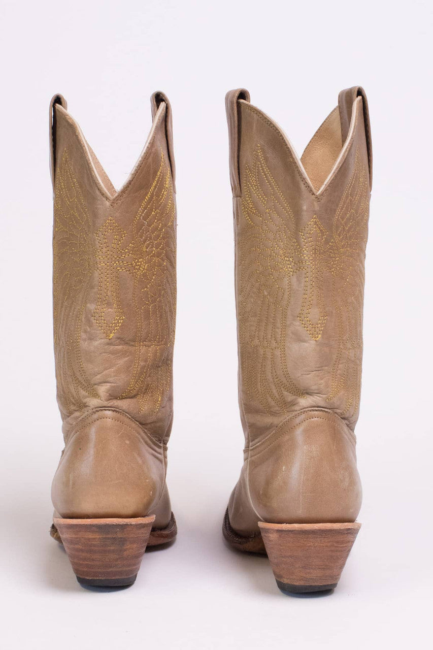 Tan Leather Cowboy Boots (6.5)