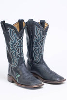 Cross Stitched Tony Lama Cowboy Boots (6 B)