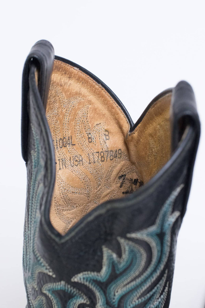 Cross Stitched Tony Lama Cowboy Boots (6 B)