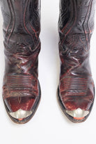 Metal Tipped Lucchese Cowboy Boots (7.5 B)