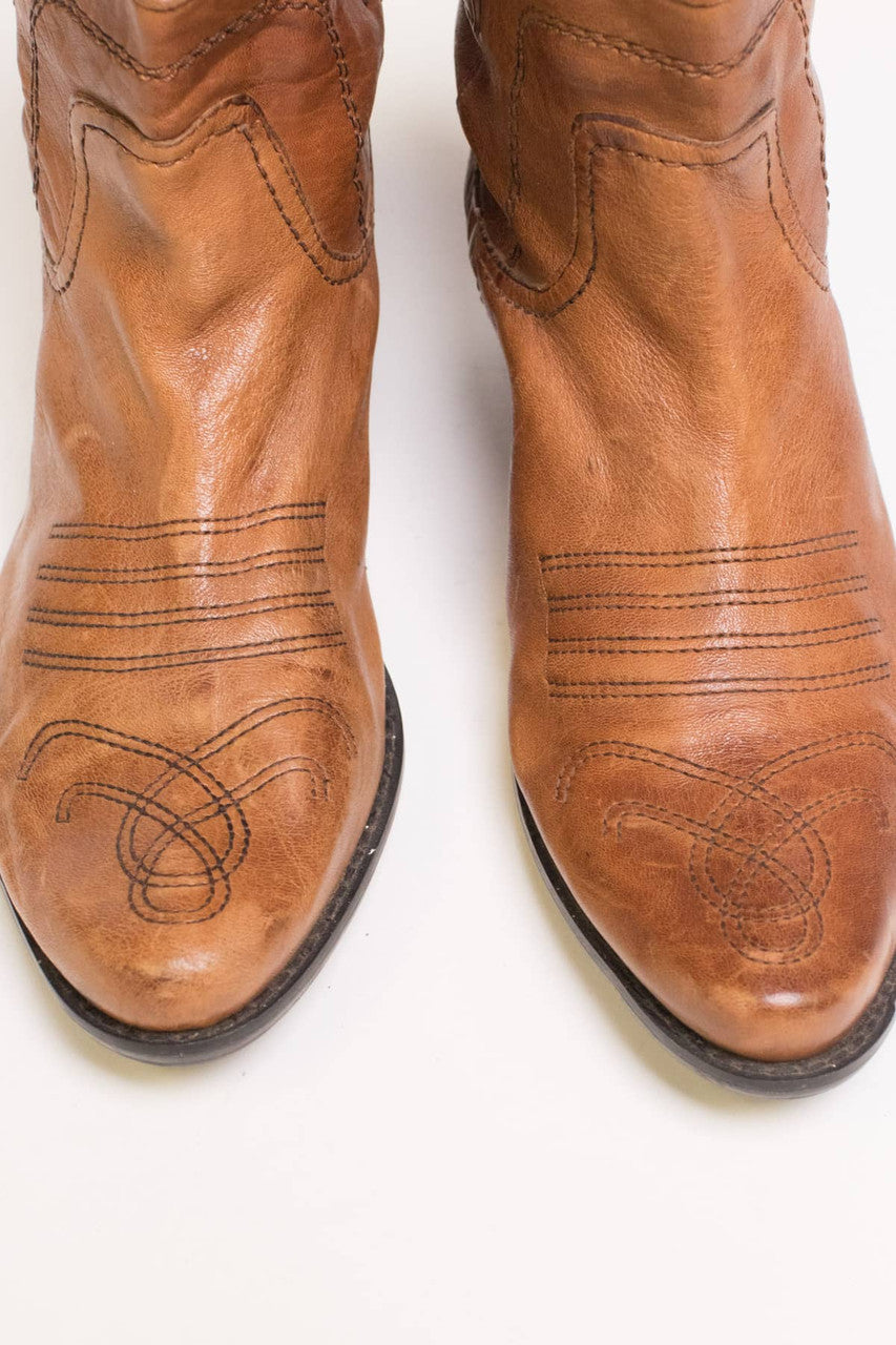 Franco Sarto Western Booties (9.5)