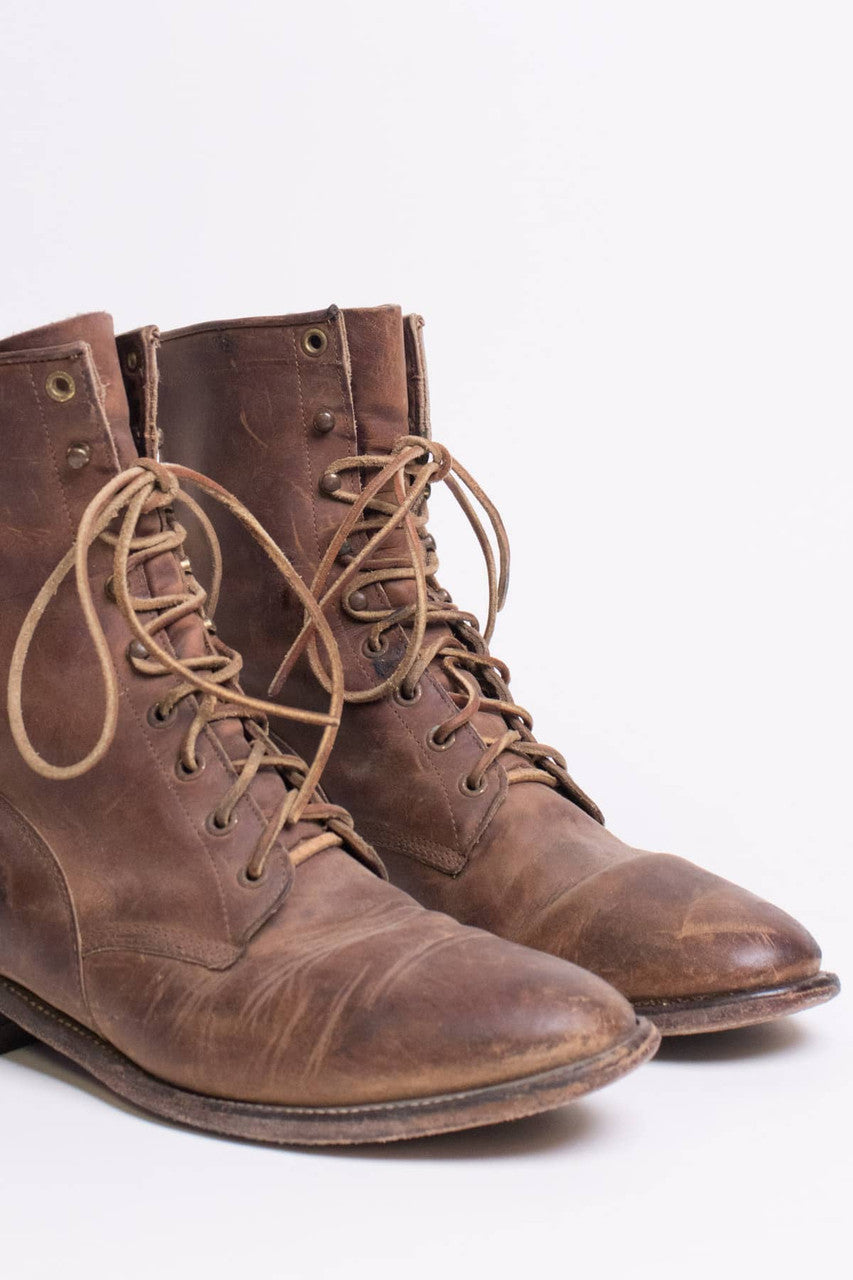 Vintage Justin Work Style Boots (9 D)
