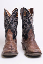 Black and Brown Ariat Cowboy Boots (12 EE)
