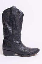 Vintage Snakeskin Leather Cowboy Boots (5 D)