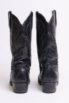 Vintage Snakeskin Leather Cowboy Boots (5 D)