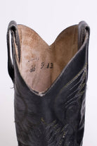 Vintage Snakeskin Leather Cowboy Boots (5 D)