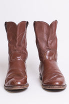 Burgundy Leather Justin Boots (9.5 EE)