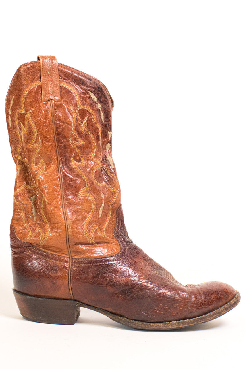 Vintage Tony Lama Cowboy Boot (14 D)