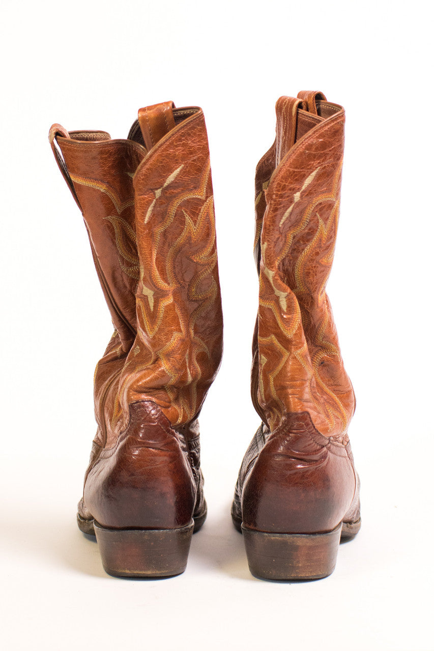 Vintage Tony Lama Cowboy Boot (14 D)
