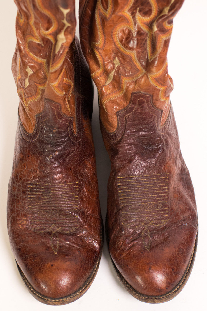 Vintage Tony Lama Cowboy Boot (14 D)