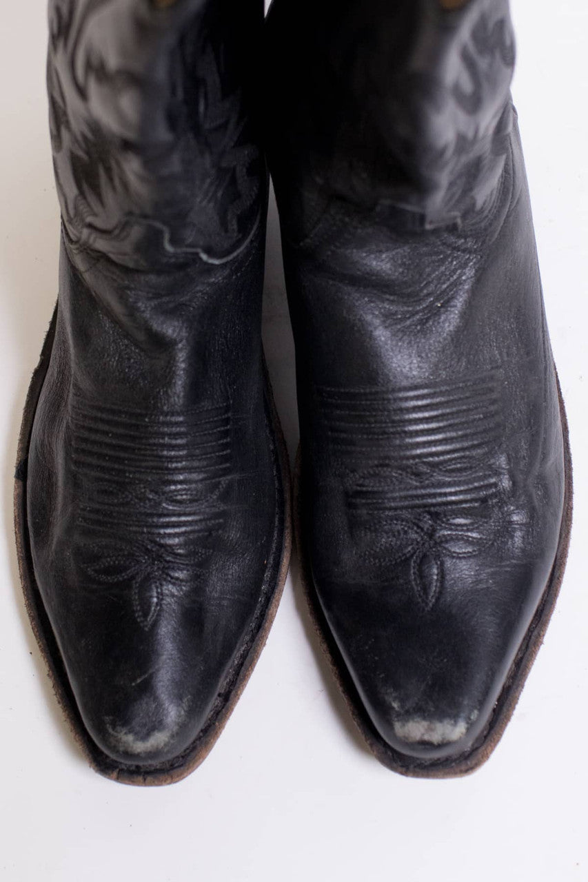 Vintage Old West Cowboy Boots (9 D)