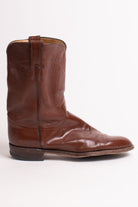 Brown Leather Vintage Justin Boots