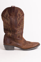 Flame Embroidered Justin Cowboy Boots (11.5 D)