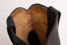 Black Leather Justin Boots (6 D)
