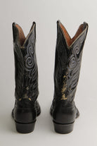Black 11 D Cowboy Boots