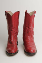 Red Women's 6 B Justin Cowboy Boot